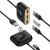 Картридер-хаб BAseus Square round 4 in 1 USB HUB Adapter(USB3.0 TO USB3.0*1+USB2.0*3) 1m Black