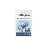 Флешка USB 64 Гб OltraMax Drive 30, USB2.0, синий