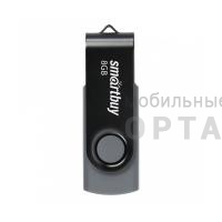 Флешка USB 8 Гб Smartbuy  Twist  чёрный Флешка USB 8 Гб Smartbuy  Twist  чёрный