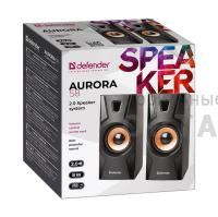 Активная система DEFENDER 2.0 Aurora S8, черный, 8Вт (1/20)