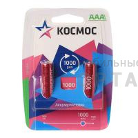 Аккумуляторная батарейка КОСМОС R03 (1000 mAh)  BL2   (2/24/288) Аккумуляторная батарейка КОСМОС R03 (1000 mAh)  BL2   (2/24/288)
