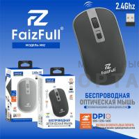 Мышь беспроводная FaizFull M82 Black 2,4Ghz  (Питание от Батарейки)