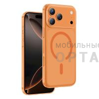 Чехол KEEPHONE X-CRYSTAL ULTRA SLIM MAGSAFE CASE для iPhone 17 Pro Max ORANGE