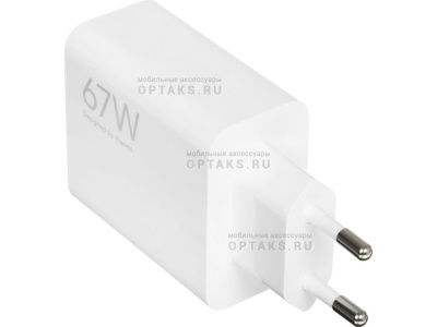 Ориг для Xiaomi, СЗУ блок питания 67W Power Adapter, белый, в техпаке
